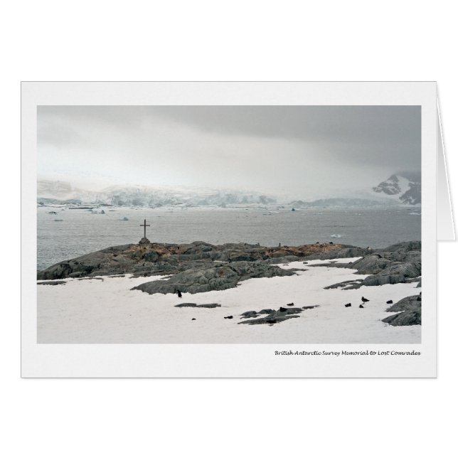 British Antarctic Survey Memorial to Lost Comrades (Front Horizontal)