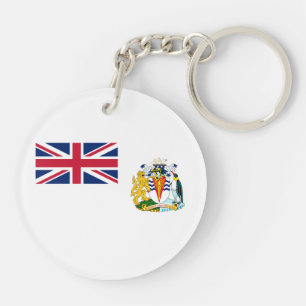 British Antarctic Territory Flag Key Ring