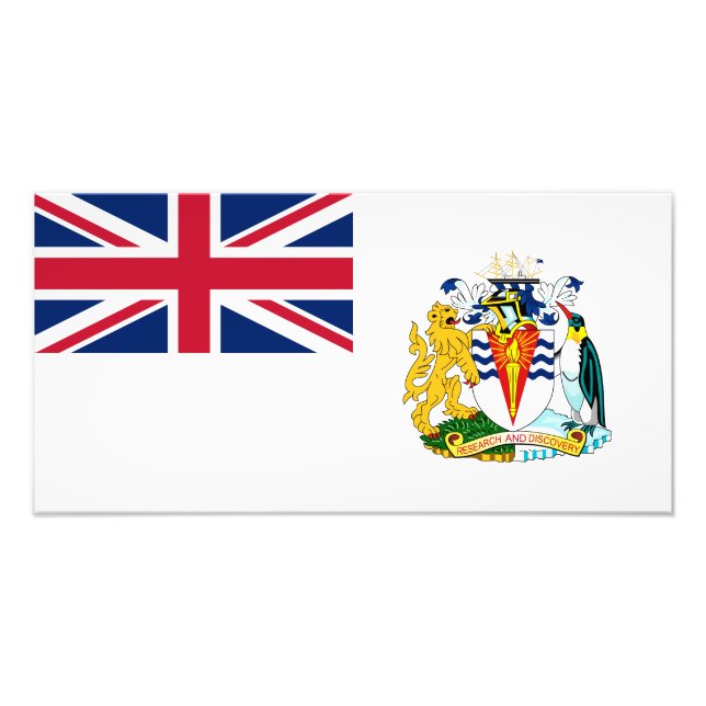 British Antarctic Territory Flag Photo Print (Front)
