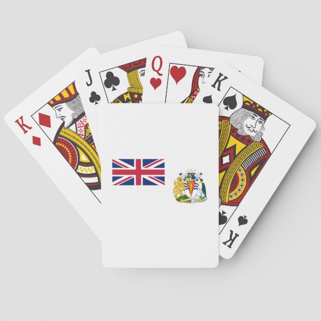 British Antarctic Territory Flag Playing Cards (Back)
