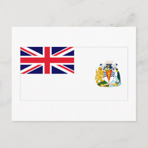 British Antarctic Territory Flag Postcard