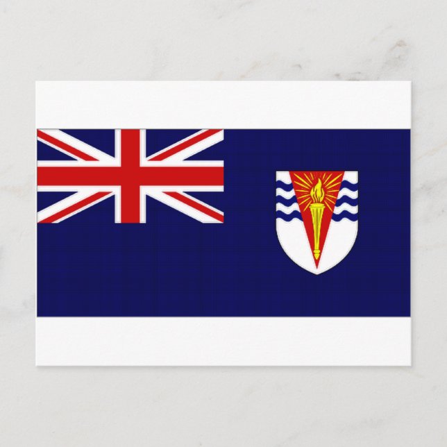 British Antarctic Territory Flag Postcard (Front)
