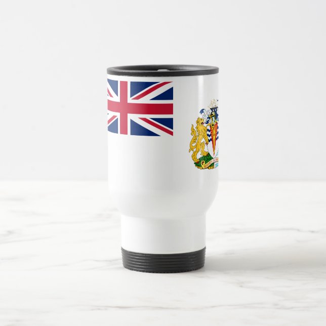 British Antarctic Territory Flag Travel Mug (Center)