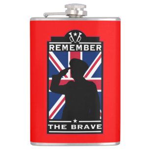 British Armed Forces Day Hip Flask