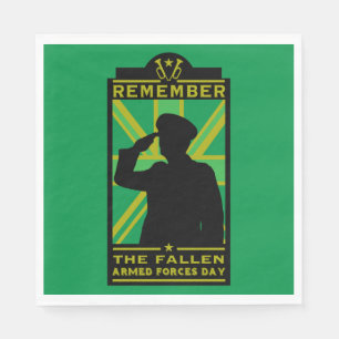 British Armed Forces Day Napkin