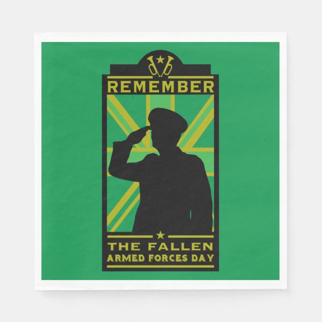British Armed Forces Day Napkin (Front)