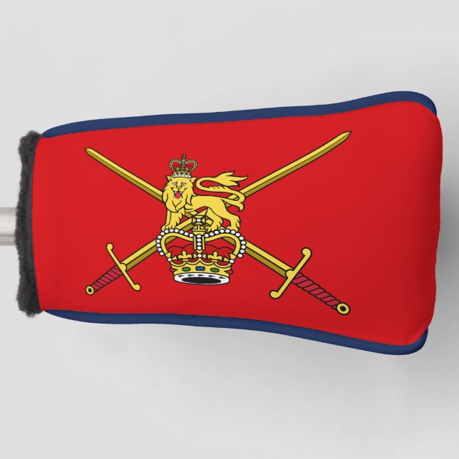 British Army flag (non-cerimonial) Golf Head Cover (Front)
