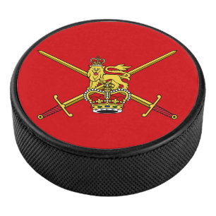 British Army flag (non-cerimonial) Hockey Puck