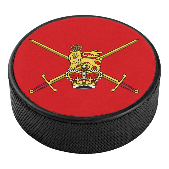 British Army flag (non-cerimonial) Hockey Puck (3/4)