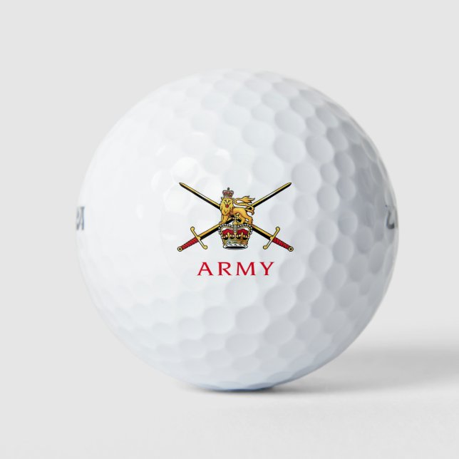 British Army Logo Golf Balls (Front)
