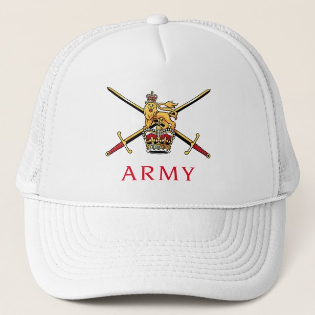 British Army Logo Trucker Hat (Front)