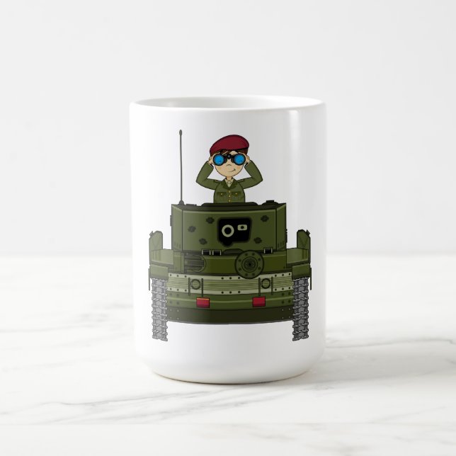 British Army Soldier in Tank Mug (Center)