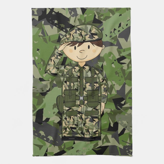 British Army Soldier Towel (Vertical)