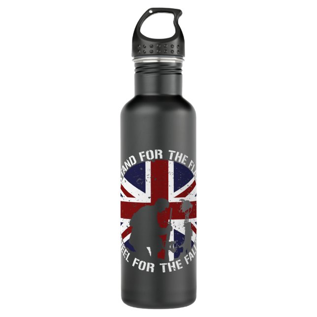 British Army Veteran Appreciation 710 Ml Water Bottle (Front)