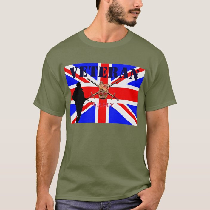 British Army Veterans T-shirt | Zazzle.co.uk