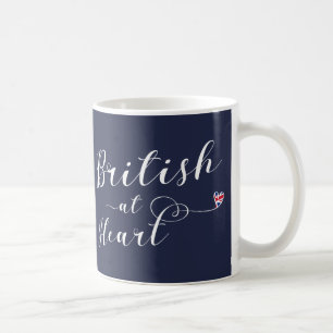 British At Heart Mug, Great Britain Coffee Mug