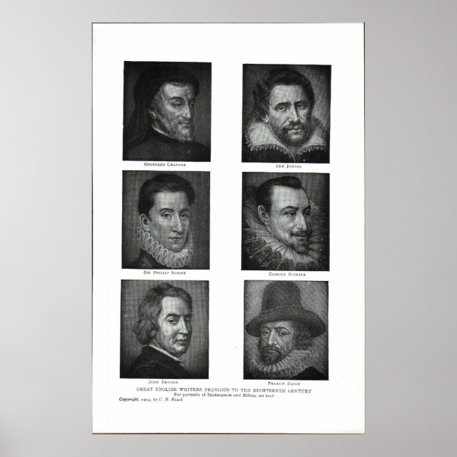 British Authors Poster (Front)