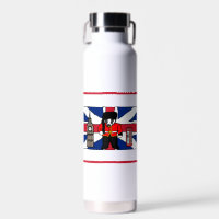 British Badger Cartoon with Big Ben and Flag