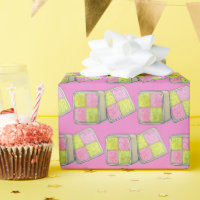 British Battenberg Marzipan Sponge Cake UK Food