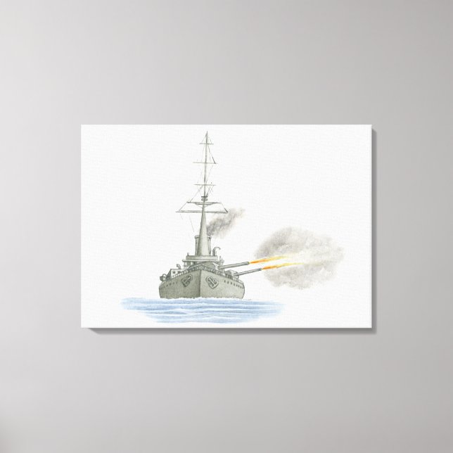British battle cruiser canvas print (Front)