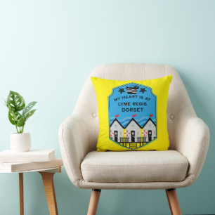 British Beach Hut Gifts And Decor Cushion