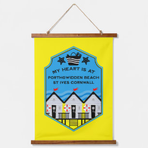 British Beach Hut Gifts And Decor Hanging Tapestry