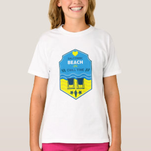 British Beach-Themed Gift T-Shirt