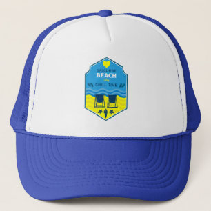 British Beach-Themed Gift  Trucker Hat