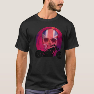 British Biker Skull T-Shirt
