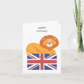 British Birthday Card