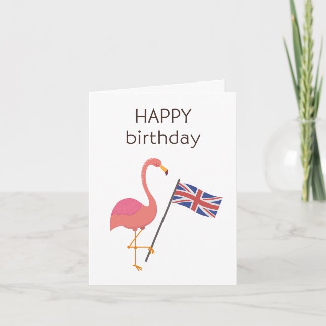 British Birthday Card (Front)