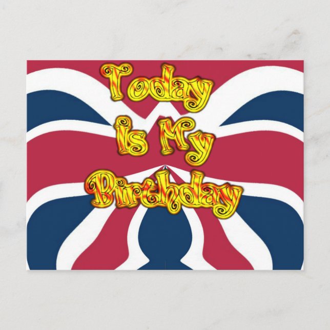 British Birthday Gifts Art Print Postcard (Front)
