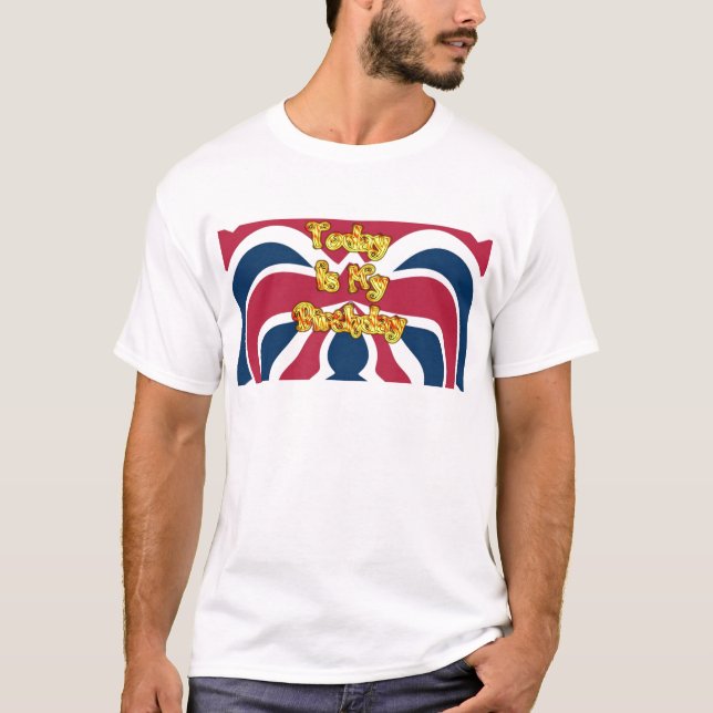 British Birthday Gifts Art Print T-Shirt (Front)