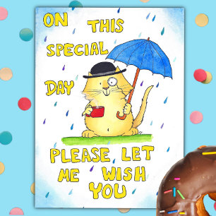 BRITISH BIRTHDAY postcard by Nicole Janes