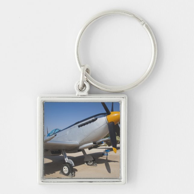 British-built Spitfire fighter Key Ring (Front)