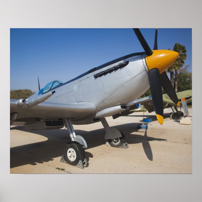 British-built Spitfire fighter Poster (Front)