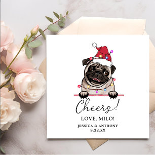British Bull Dog Personalised Cheers Napkins