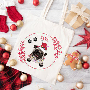 British Bull Dog Personalised Hand Drawing Tote Bag