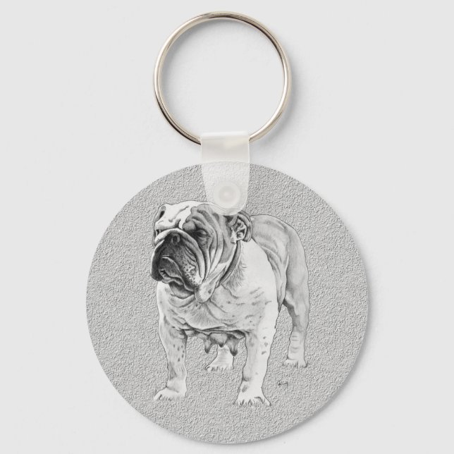 British Bulldog Key Ring (Front)