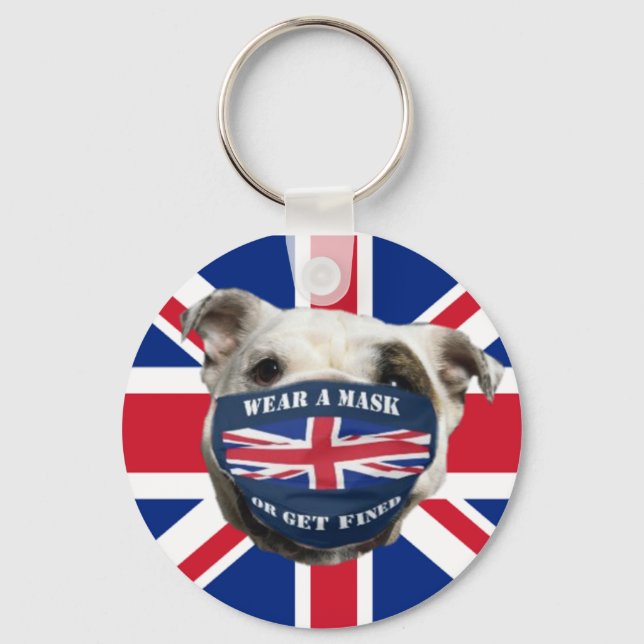 BRITISH BULLDOG KEY RING (Front)