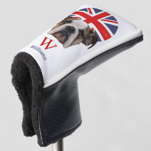 BRITISH BULLDOG Monogram  Golf Head Cover