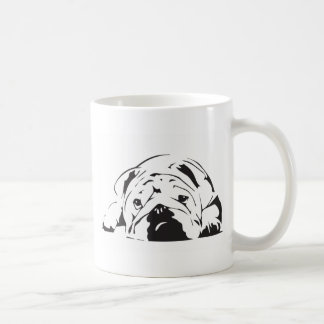 British Bulldog Stencil Coffee Mug