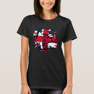 British Bulldog Union Jack Flag T-Shirt