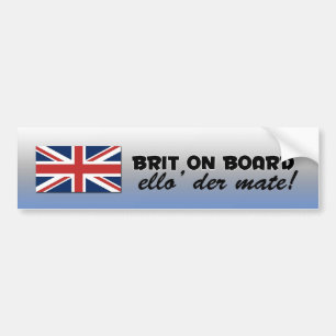 British bumper sticker