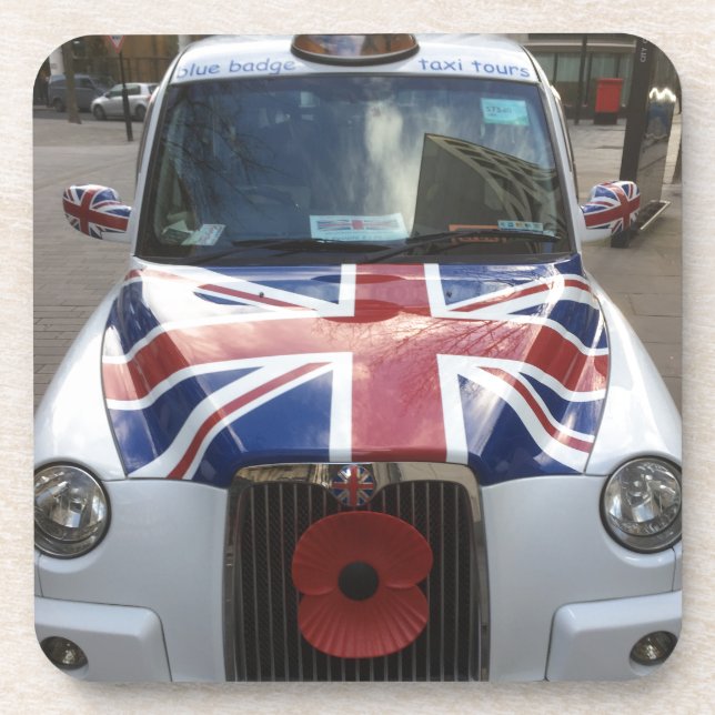 British Cab Coaster (Front)