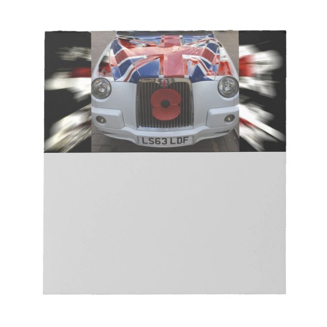 British Cab Notepad (Front)