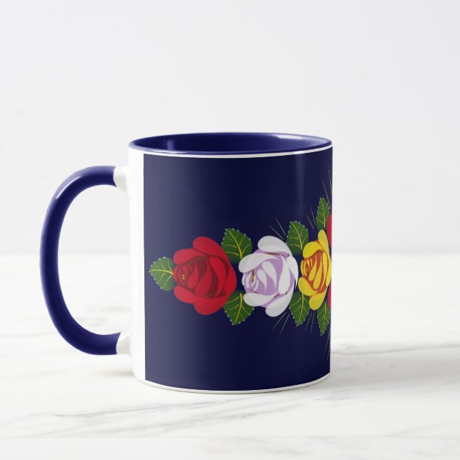 British canal roses mug (Left)