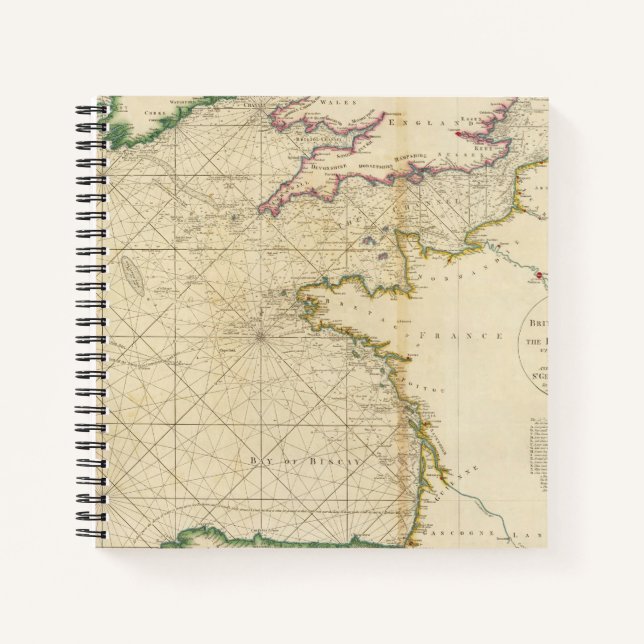 British Channel, Bay of Biscay Notebook (Front)