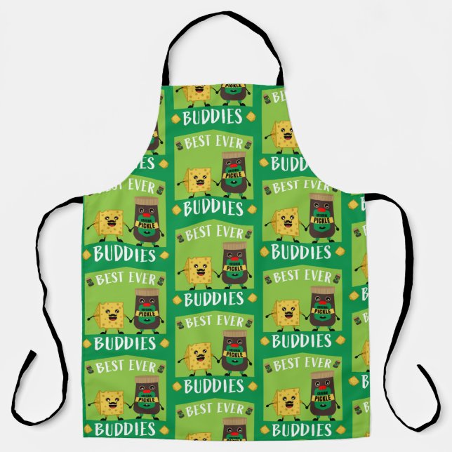 British Cheddar Cheese And Pickle lovers  Apron (Front)
