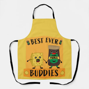 British Cheddar Cheese And Pickle lovers Apron